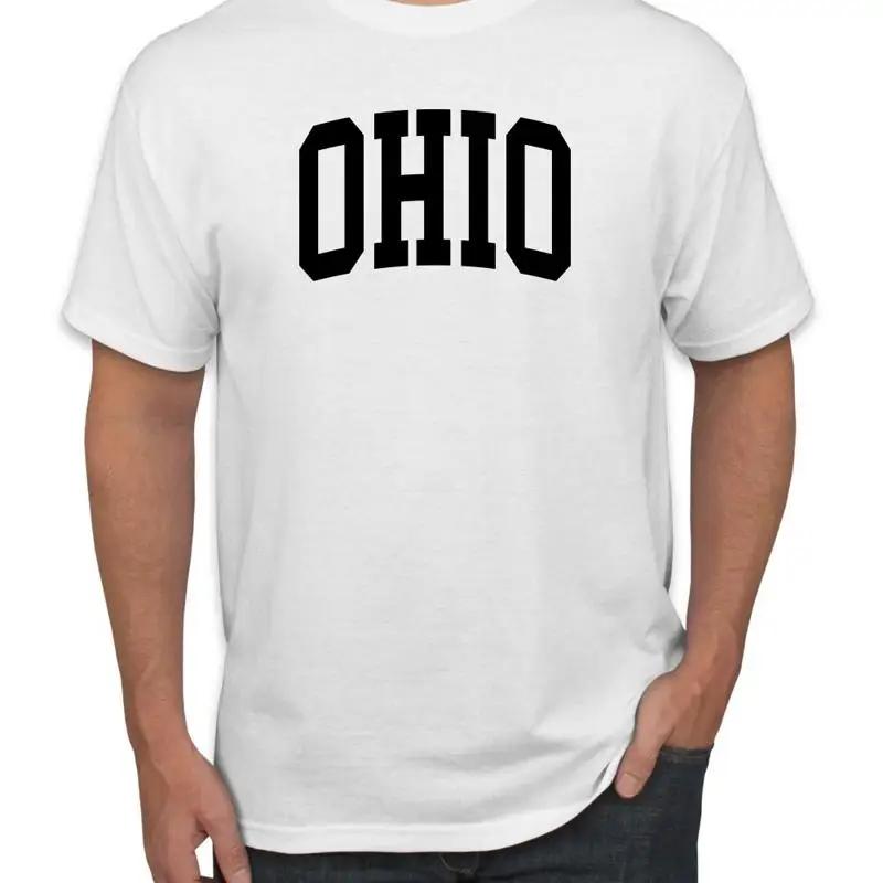 State of Ohio College Black Men T Shirt