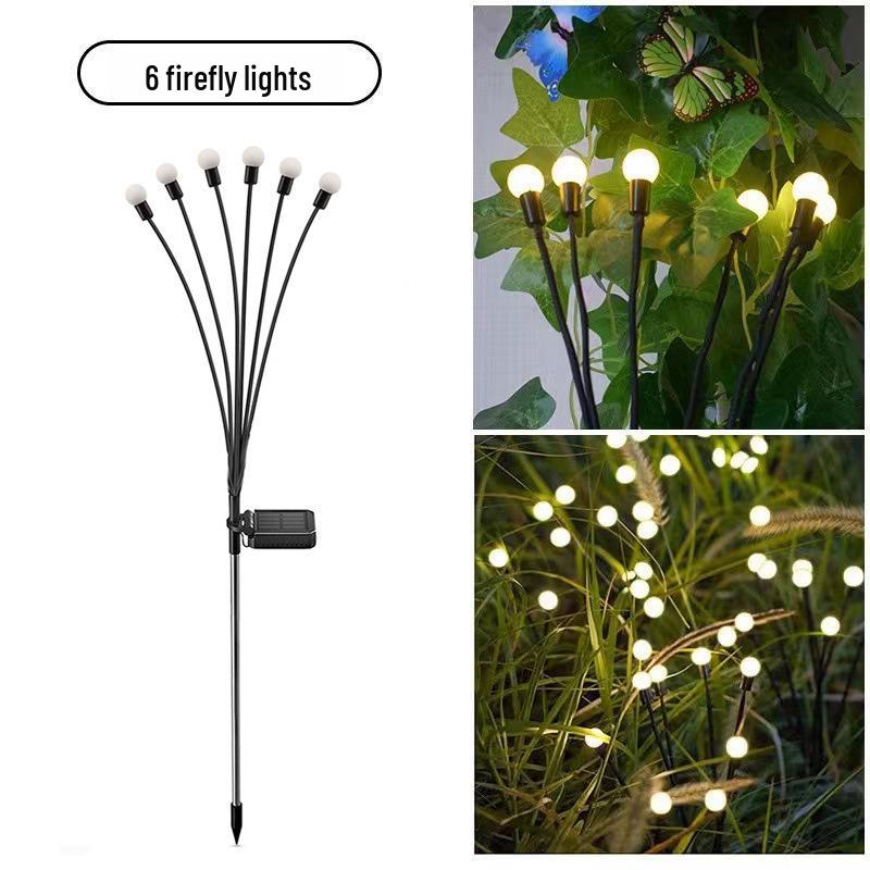 Waterproof Outdoor Solar Firefly Lights for Garden, Courtyard, and Villa Decor
