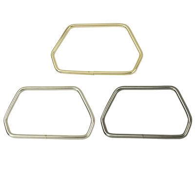 Manico Metallo Trapezoidale Esagonale Per Borse Valigie Ferramenta Accessorio Borsa Fai da Te