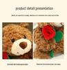 Rose Teddy Bear Plush Doll - Cute Gift for Girls
