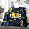 Scotland Print Flannel Blanket High Quality Warm Comfortable Cover for All Seasons Perfect for Gifts Home Decor