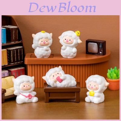 Adorable Resin Miniature Sheep Six Styles For Creative Garden Decoration And Home Decor