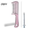 Detangling Massage Scalp Brush Hair Oil Applicator Comb, with Injecting Tube & Brush, Refillable Professional Care Comb Applicator, Leak Proof