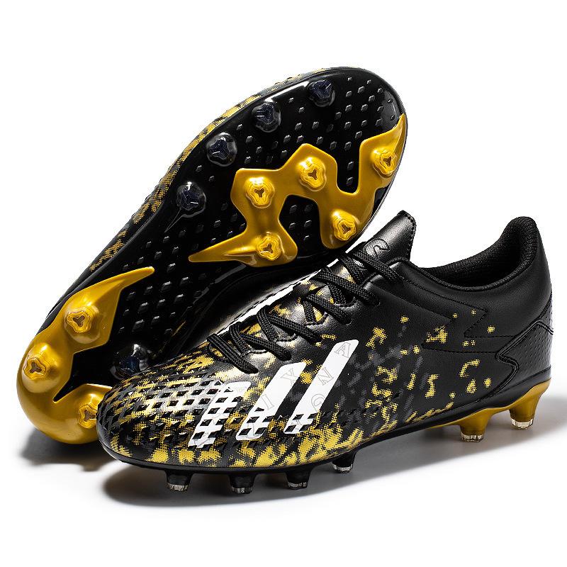 

Foreign trade football shoes men s broken nails youth student training shoes mandarin duck color artificial turf long nails flat bottom women 35