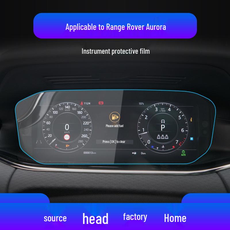 Range Rover Velar Navigation Gehärtetes Glas Schutzfolie Mittelkonsolenschutz