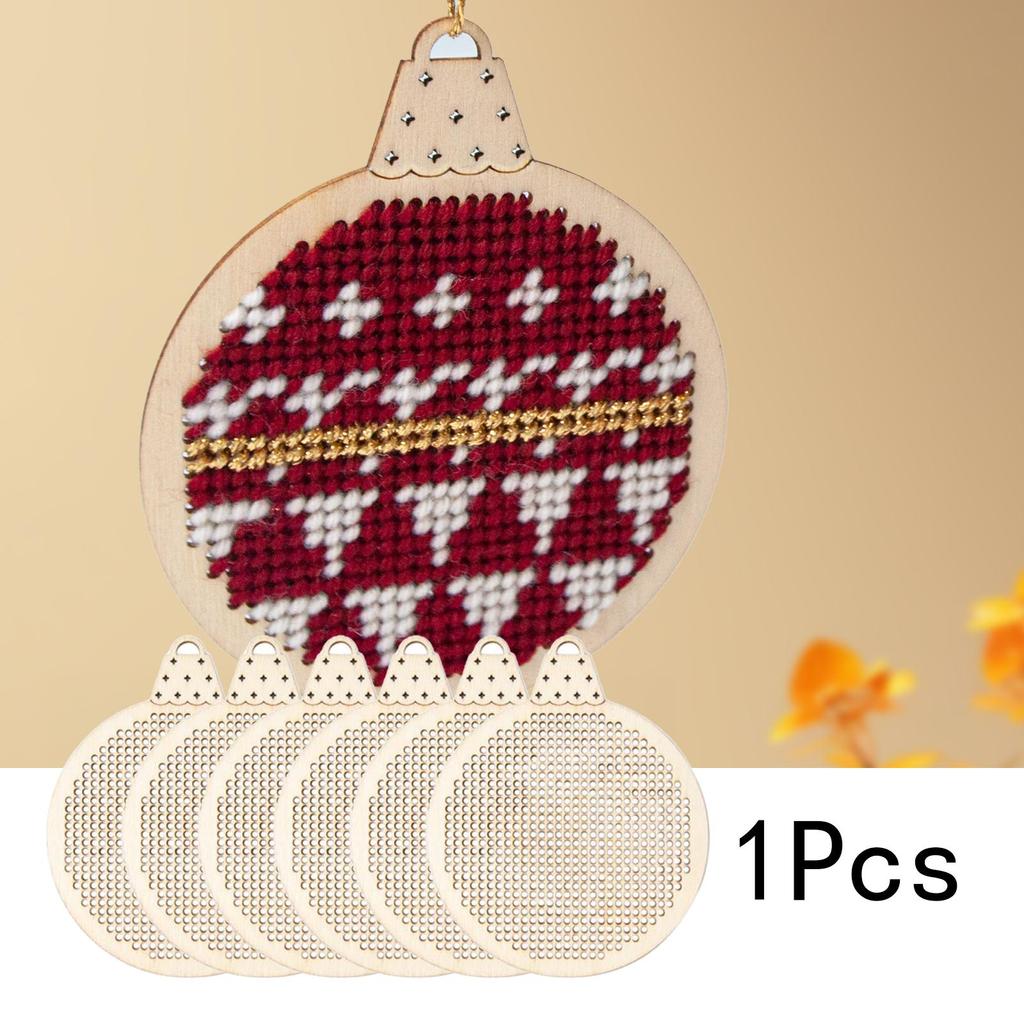 6 Sztuk Plasterków Drewna DIY Etykietka na Prezent Haft na Imprezę Świąteczną Święto