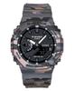 G-Shock Analog Digital Camouflage Bio-based Resin Strap Black Dial Quartz GA-2100CM-8A 200M Men's Watch