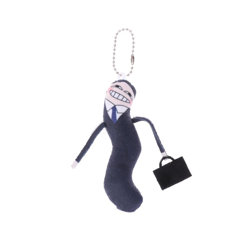 Cartoon Game Anime Gintama Plush Toys Funny Twisting Man Plush Keychain Cosplay Dolls Lovely Bag Pendant Hanging Decoration