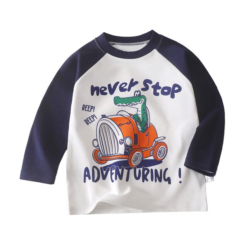 Children's Long Sleeved T-Shirt Cartoon Printed Kids Top Boys Girls T-Shirt