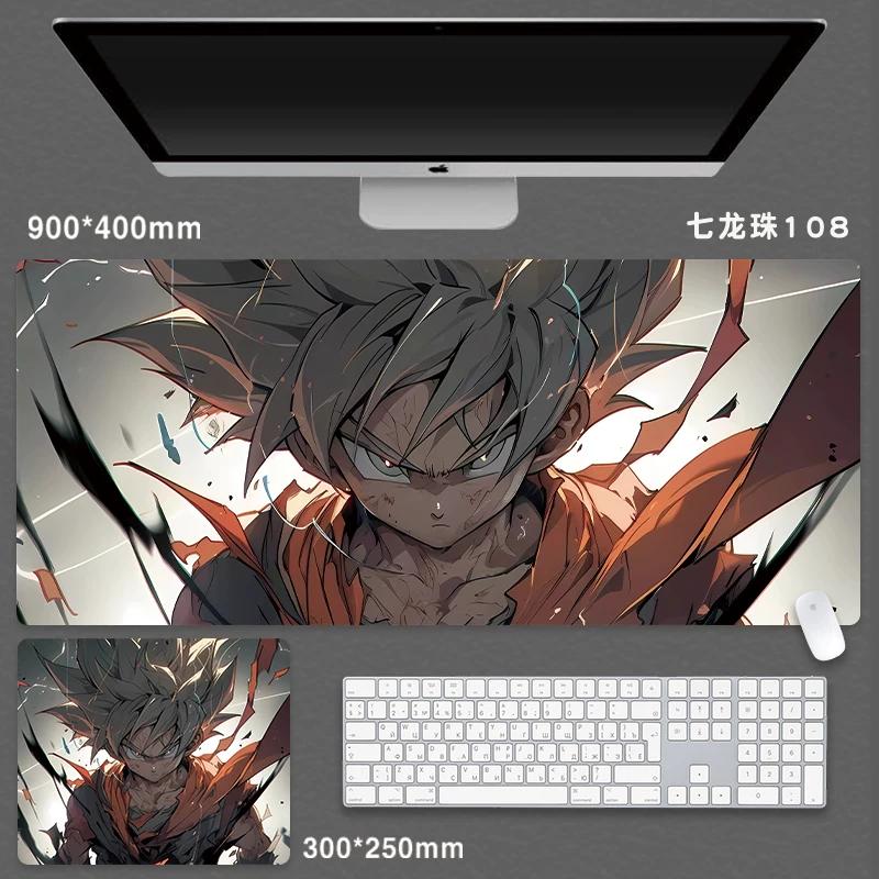 High Quality Japanese Animation Seven Dragon Ball Mouse Pad Oversized Boys Animation Two-dimensional E-sports Game Computer Keyboard Student Desk Pad