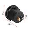 12 V Motorcycle Car LED Digital Display Voltmeter Waterproof Voltage Volt Meter Gauge Black New