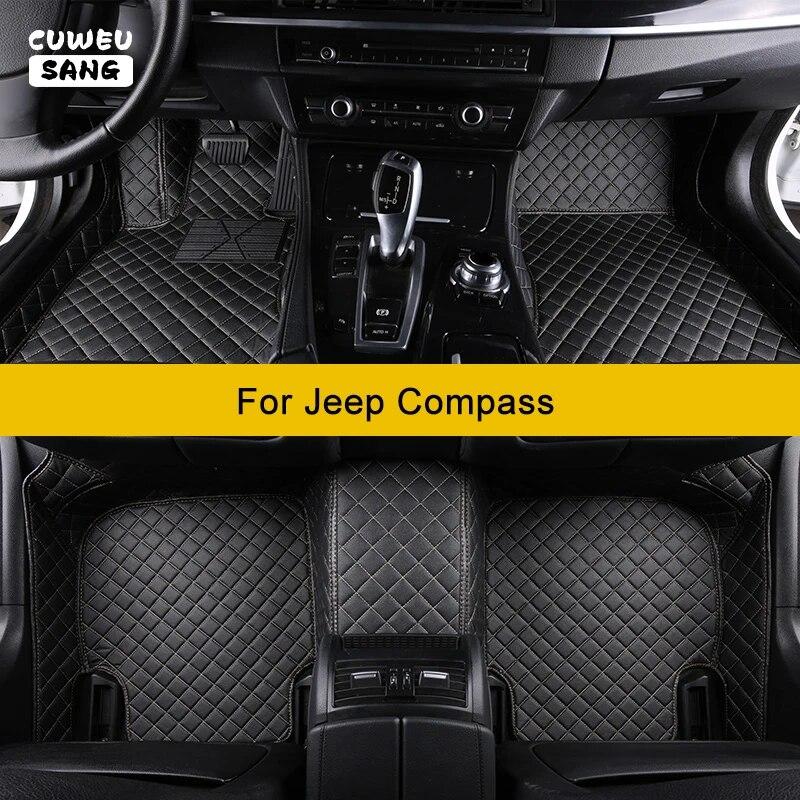 

CUWEUSANG изготовленные на заказ автомобильные коврики для Jeep Compass, автомобильные аксессуары, ковер для ног