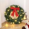 Artificial Christmas Wreath Exquisite Window Hanging Decor Christmas Garlands  Home Decoration