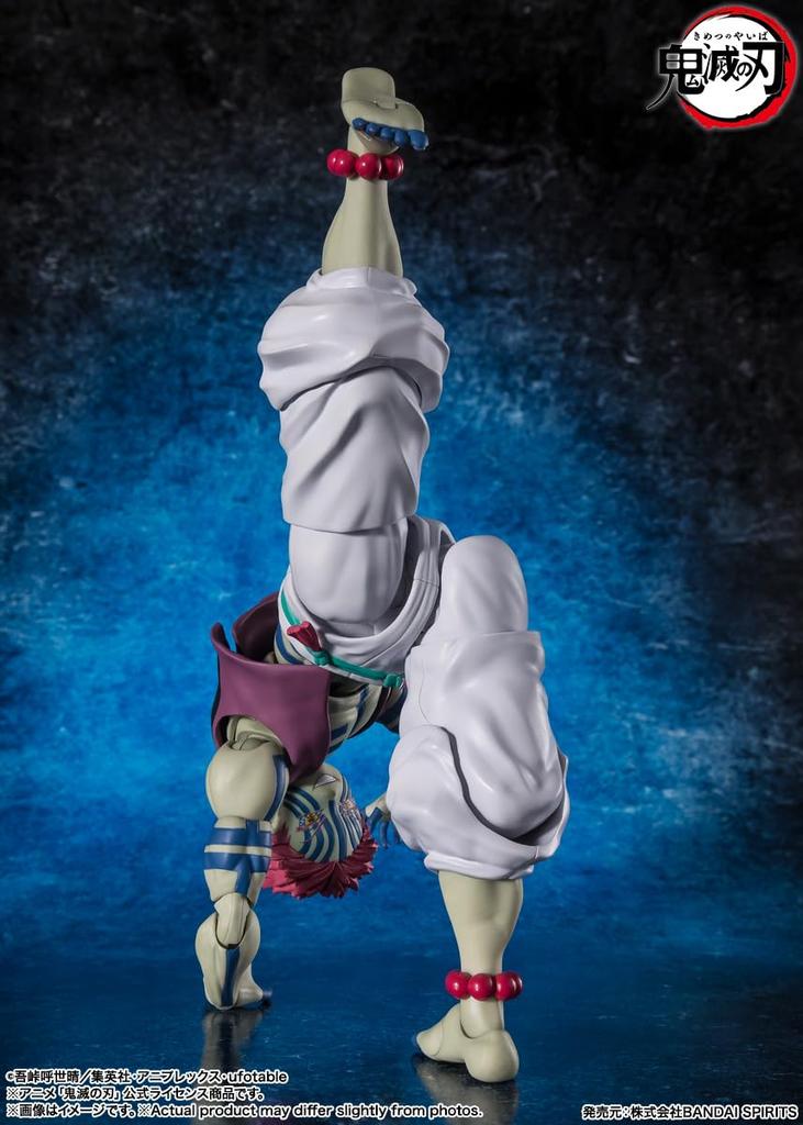 TAMASHII NATIONS Demon Kimetsu no Yaiba approximately PVC ABS painted action figure S.H.Figuarts Slayer Akaza, 145mm, &