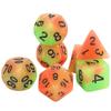 7pcs Polyhedral Glow In The Dark Effect Dice with Tube for DND COC Cthulhu TRPG Running Team Table Game Dnd Dice Set