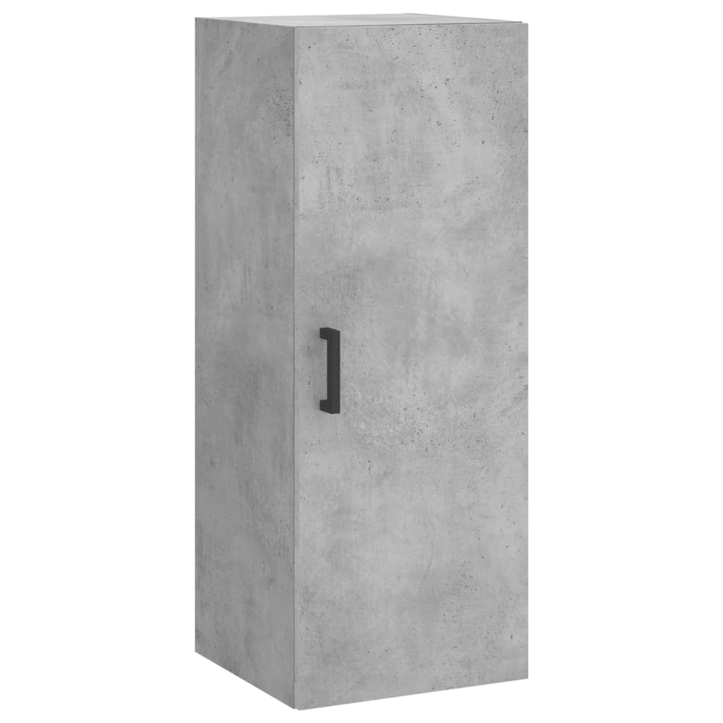Highboard Concrete Grey 34.5 x 34 x 180 cm Particleboard