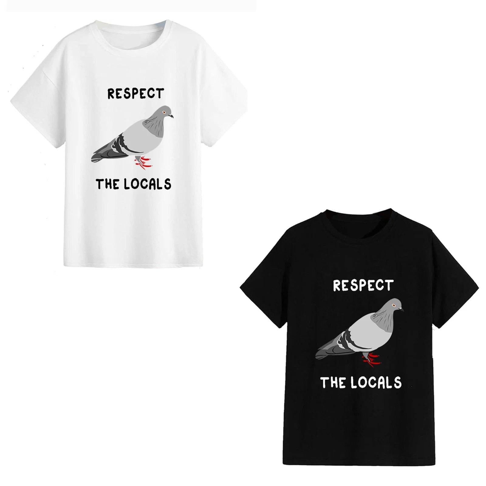 Respect The Locals - Birds Funny Wildlife Joke Gift For Him Or Her Humour UK Bri L