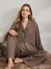 Lässiges und modisches Pyjama-Set für Damen Langarm-Oberteil und locker sitzende Hose