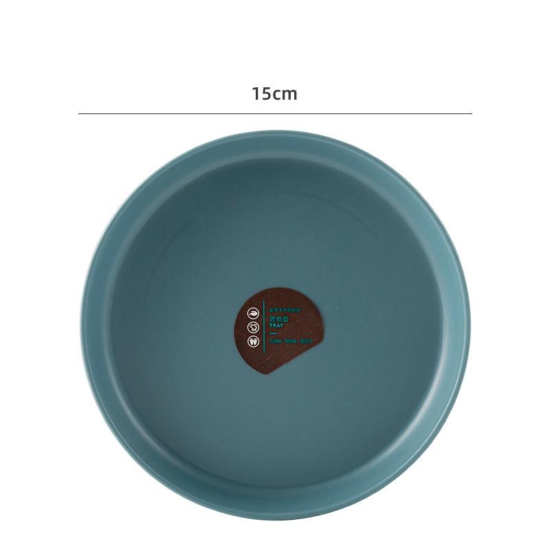 Creative Round Snack Tray Home Bone spitting Dish Fruit Tray High Appearance level Cake Plate Table Snacks Storage