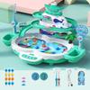 Magnetic Fishing Game Toy Electric Rotating 3-Level Platform With Songs Tang Poetry Playback Educational Gift