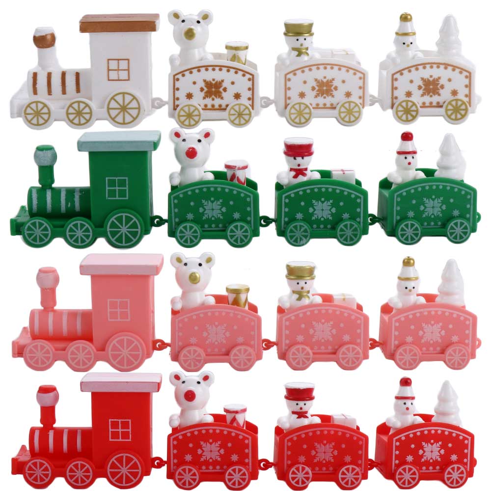 DIY Children's Toys Christmas Decoration Window Ornaments Train Christmas Ornament Home Decoration