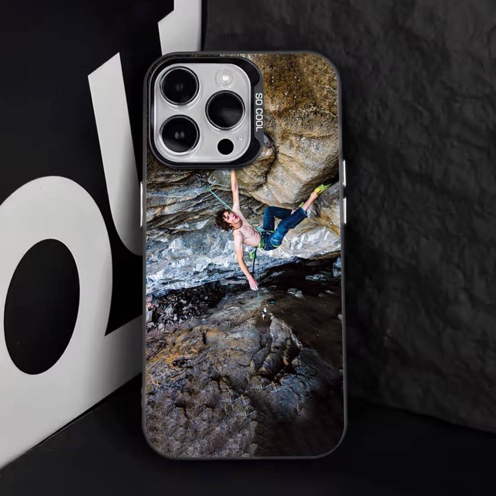 Adam Ondra Phone Case For iPhone 17,16,15,14,13,12,11 Plus,Pro Max,XS,Colorful Silver Phone case Funda Cover