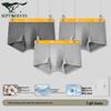 Septwolves Men's Pure Cotton Antibacterial Boxer Briefs 3-Pack