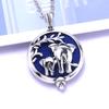 Aromatherapy Necklace Tree of Life Diffuser Jewelry Vintage Open Locket Pendant Essential Oil Perfume Aroma Diffuser Necklace