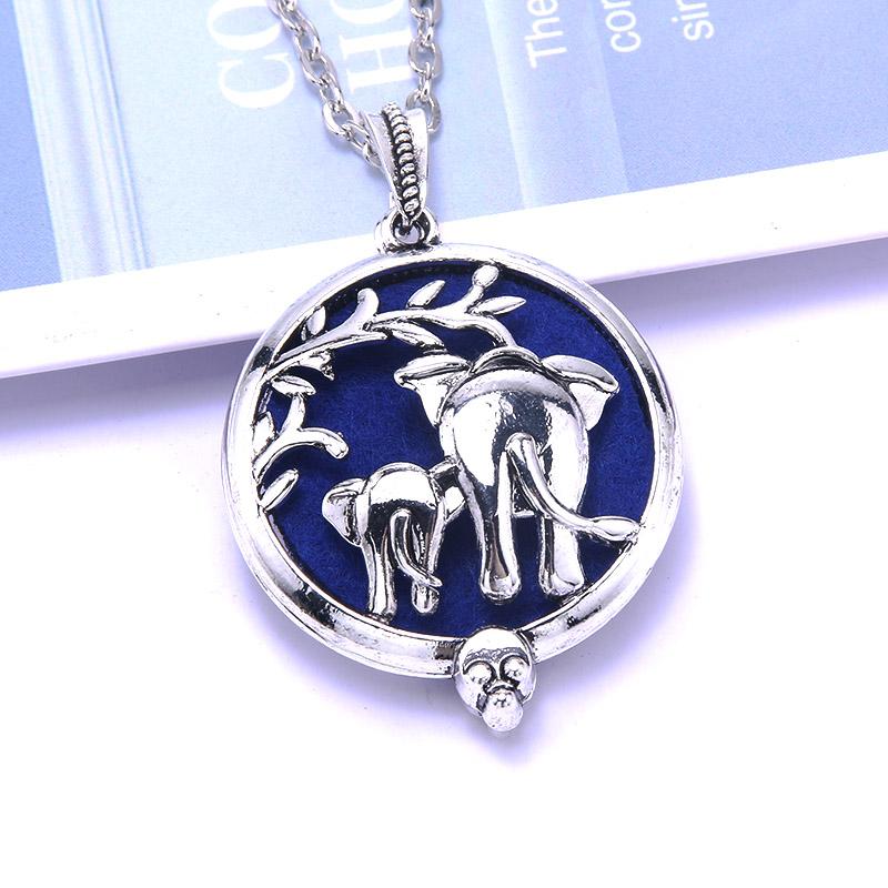 Aromatherapy Necklace Tree of Life Diffuser Jewelry Vintage Open Locket Pendant Essential Oil Perfume Aroma Diffuser Necklace