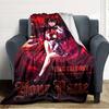 Name Custom Rias Gremory Print Flannel Blanket High Quality Warm Comfortable Cover for All Seasons Perfect for Gifts Home Decor
