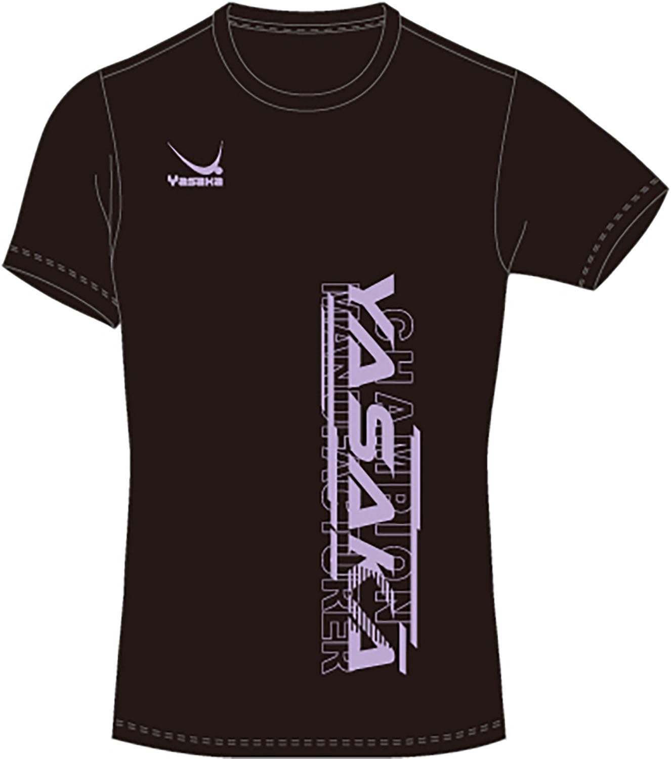 

Table Tennis Logo Kitty V Practice Y855 Black L [YASAKA] T-Shirt чорний