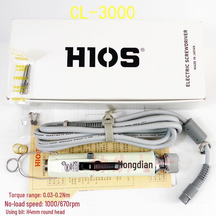 HIOS CL-6500HEX Brushless Electric Screwdriver with Easy Grip