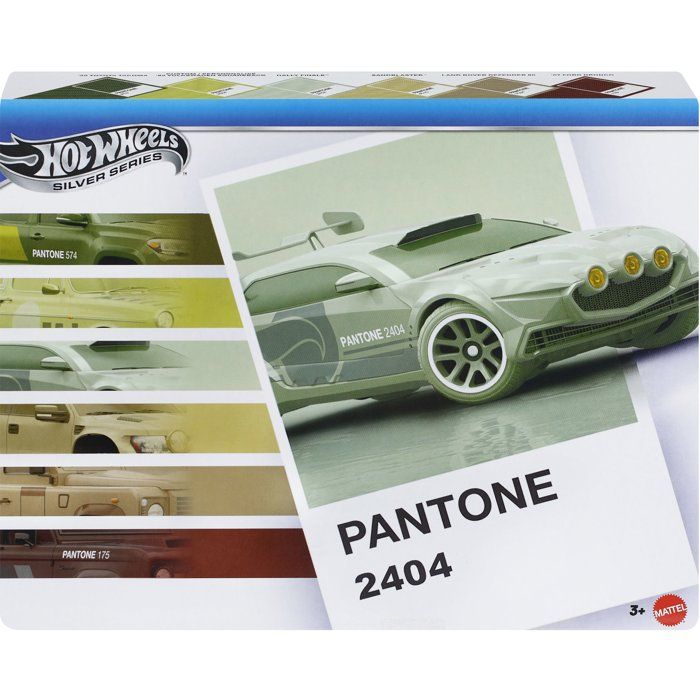 Hot Wheels Silver Series Pantone Collection – Full 6-Car Set JNK94 - Image 3