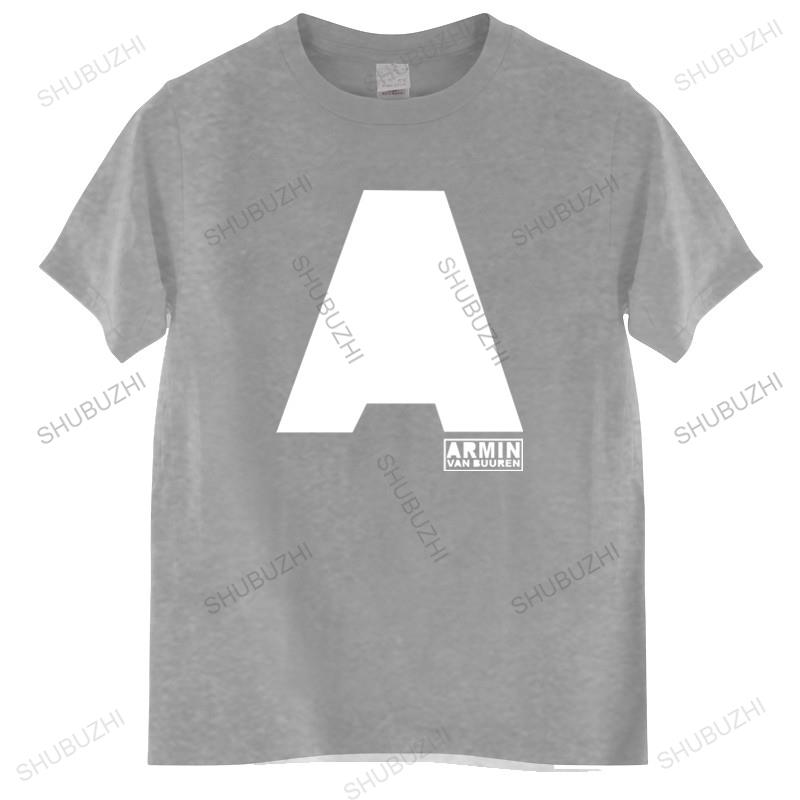 T-Shirt Herren O-Ausschnitt heißer Verkauf Armin Van Buuren Herren T-Shirts Schwarz Sommer T-Shirt männlich Baumwoll-T-Shirt größere Größe