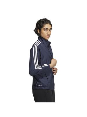 Camisa Adidas Legend Ink Top Ajuste Regular Jaqueta Corta-vento com Tamanho M Feminina (HM2801), WI008, 3-Listras,