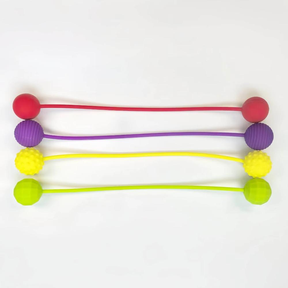 4Pcs/Set Fingertips Beads Silicone Material Fingertips Sensory Toy Finger Exercise Toy EDC Gear