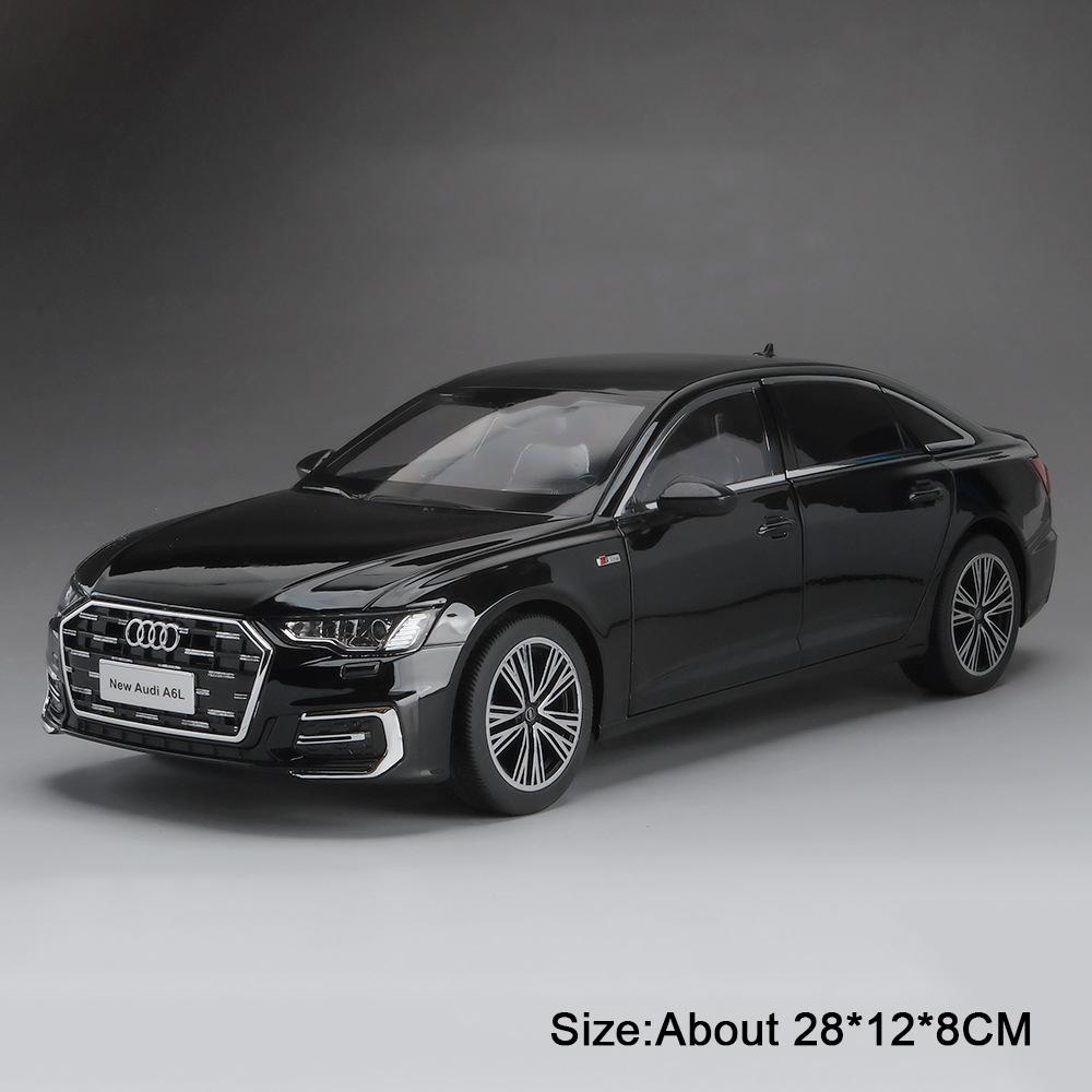 1:18 Scale A6L Accord Model Car Toy Alloy Body Strong Durable Vehicle Shock Absorption Doors Opened Miniature Models Kids Toys