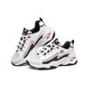 Skechers DLites 4.0 Mesh Pelle Sintetica Sport Comfort Scarpe Lifestyle Basse Sneakers Donna Bianco Nero Rosa 896024-WBK