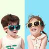 Flexible Children Folding Sunglasses with Box Kids Travel Goggle Shades Trendy UV400 Outdoor Sun Glasses Eyewear for Boys Girls