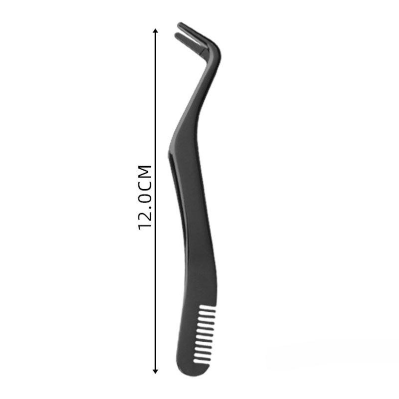 

Stainless steel strap comb grafting wearing false eyelashes auxiliary forceps eyelash curler wearing tight beauty tool
