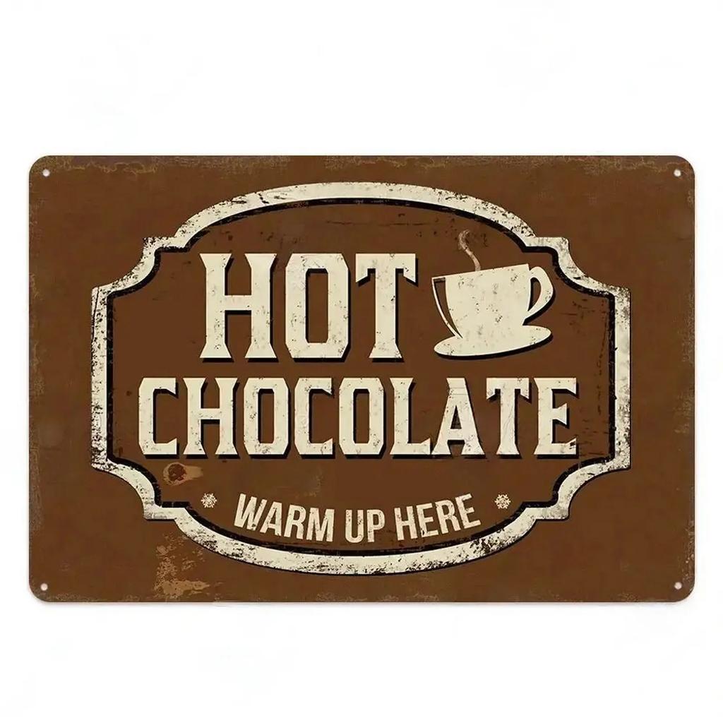 Metal Tin Signs Plaque Chocolate Fortin Wall Decoration Vintage Iron Painting Art Posters for Man Cave Home Cafe Garden Club Bar