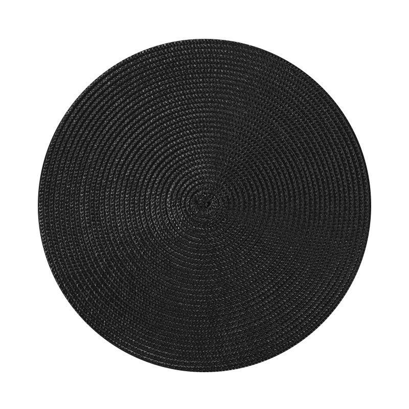 Round Woven Placemats Heat Resistant Non Slip For Kitchen Table Holiday Home Use