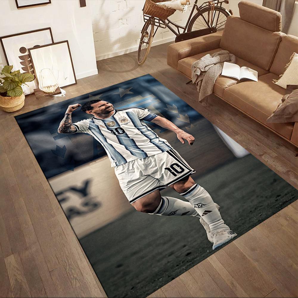 Messi 149 Area Rug Suitable for Bedrooms Decorate Room Living Rooms Entryway Antislip Carpet Office Home Decor Perfect Birthday/Christmas Gift Idea