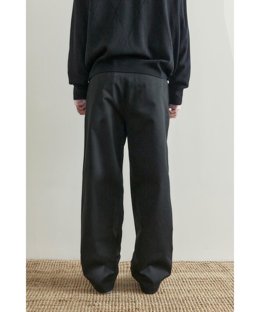 YOUTH 2-Pleated Chino Pants - Black