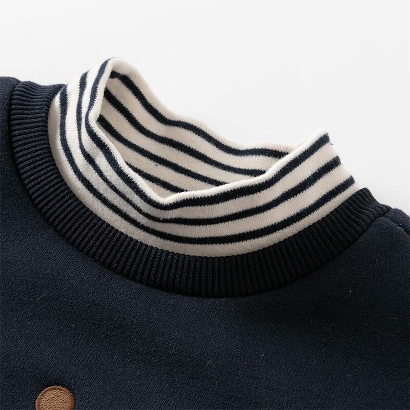 David Bella Kids Fleece-Lined High-Neck Sweatshirt