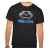 Mazda Car Logo Finger Picture. Black T SHIRT -861-