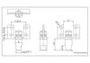 LED Desk Lamp Damping Hinge SC-223-2 Hardware Bracket, Adjustable 0-360° Desk Lamp Hinge
