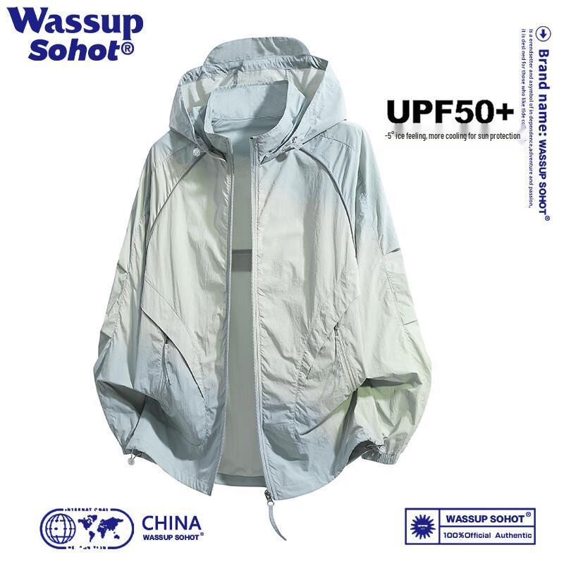 Wassup Sohot Men s Ice Silk Sun Protection & Quick-Dry Summer Apparel 3XL