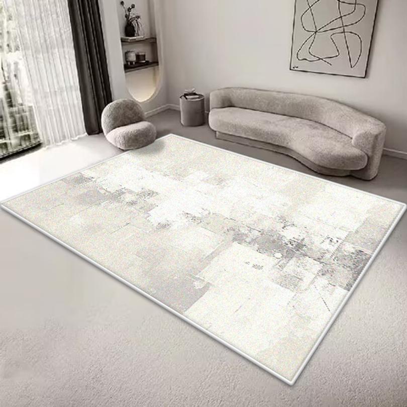Simple Style Non-slip Decoration Home Carpet for Live Room Soft Sofa Table Mat Easy Cleaning Room Decor Abstract Bedroom Rug