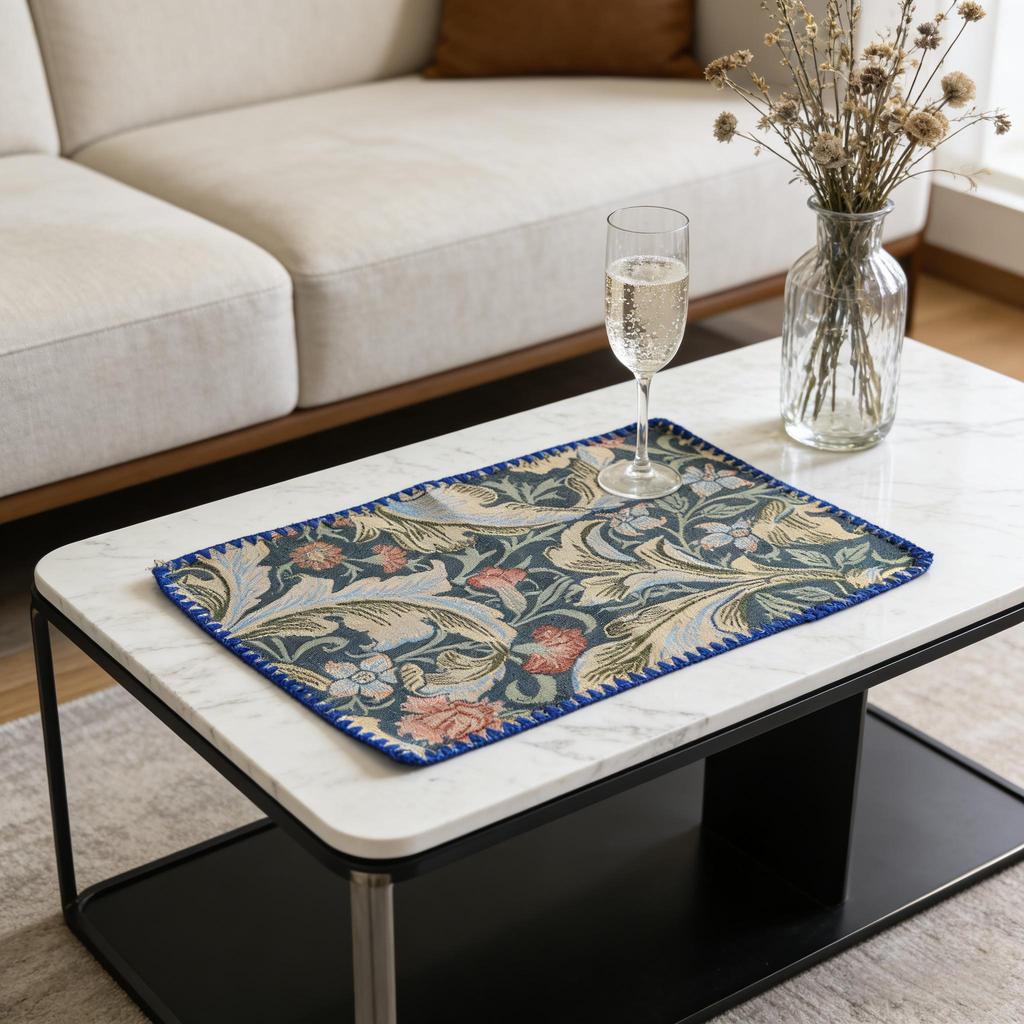 Cotton Linen Placemats Woven Cloth 30x45cm for Dining Table Kitchen Tabletop Place Mats